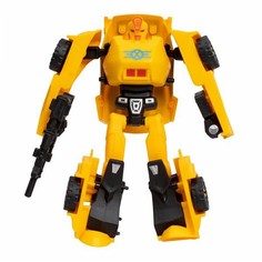 Игровая фигурка Qunxing Toys Робот Спорткар желтый