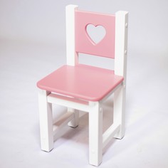 Детский стул SIMBA "Princess" розовый с сердечком