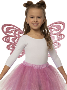 Карнавальный костюм Вестифика Крылья, розовый, 116