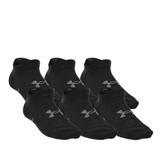 Носки детские Under Armour Yth Essential No Show 6Pk, черный, 18-20