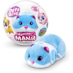Интерактивная игрушка ZURU Pets Alive сюрприз Хомяк в шаре, звук, электромеханизм