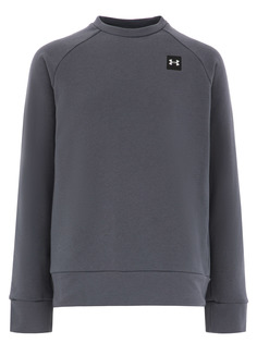 Джемпер детский Under Armour Rival Fleece Crew, серый, 128