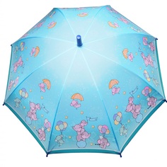 Зонт детский полуавтоматический Три Слона, С478-2, голубой