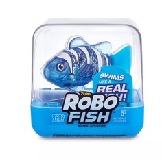 Интерактивная игрушка ZURU RoboAlive Robo Fish плавающая рыбка, синяя