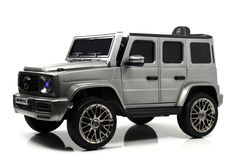Электромобиль NOVAKIDS гелендваген Mercedes G63 Серый глянец, чехол и коврик