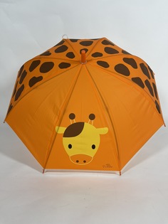 Зонт-полуавтомат детский Корова оранжевая Rain Proof