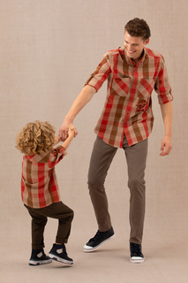 Брюки детские US Polo Assn G083SZ0780MICELKIDS23K_VR111, коричневый, 140