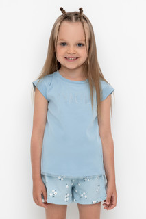 Футболка детская CROCKID М 2759, незабудка, 116