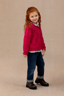 Джинсы детские US Polo Assn G084SZ0800VERAKIDS-M_DN0022, синий, 128