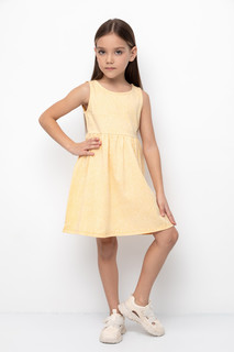 Платье детское CROCKID TR 464_opt, желтый, 128