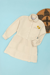 Платье детское US Polo Assn G084SZ0320SAMT_VR085, бежевый, 134