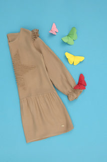 Платье детское US Polo Assn G084SZ0320STAP_VR085, бежевый, 152