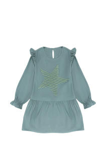 Платье детское US Polo Assn G084SZ0320STAP_VR090, бирюзовый, 110