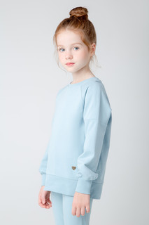 Свитшот детский CROCKID М 3179-1, голубой, 128