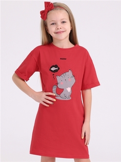 Платье детское Апрель 250дев001Д1, красный91 Мечты о рыбе, 110