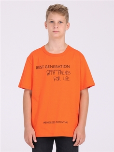 Футболка детская Апрель 1ПДФК4333001, оранжевый, 158
