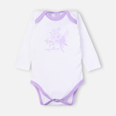 Боди детское КотМарКот My Flower, молочный, 56