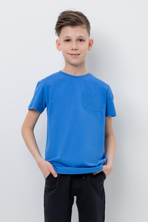 Футболка детская CROCKID TR 588, ярко-голубой, 140