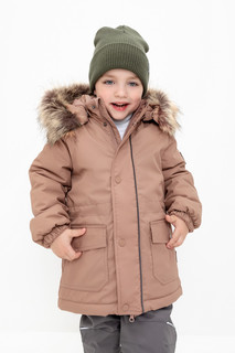 Пальто детское CROCKID 2B LJKT 043.3, коричневый, 128