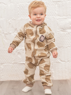 Комбинезон детский КотМарКот MISHKA, бежевый, 74