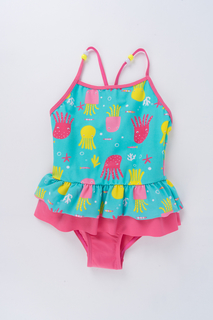 Слитный купальник CROCKID цв. голубой р.98