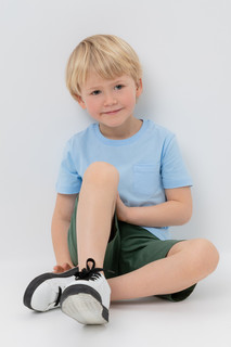 Футболка детская CROCKID TR 588, небесный, 104