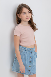 Топ детский CROCKID М 3555, розовый, 152