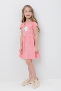 Платье детское CROCKID М 3252, розовая глазурь, крапинка, 110