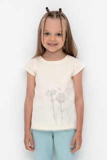 Футболка детская CROCKID М 2759, сливки, 122
