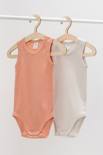 Боди детское CROCKID Спб 3152, грейпфрут,бежевый, 74