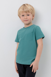 Футболка детская CROCKID TR 588, холодный изумруд, 116
