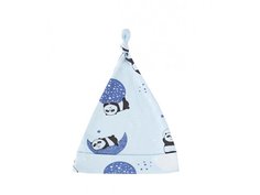 Шапка для мальчиков Crockid панды в космосе небесная размер 44-46