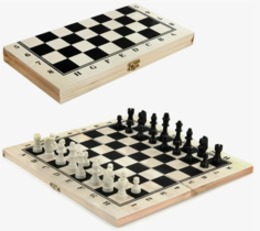 Игра настольная шахматы 24x12 см No Brand