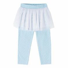 Бриджи для девочек Crockid с юбкой голубые размер 68