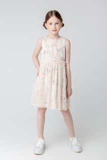 Платье детское CROCKID М 2618-3, светлый жемчуг,летний сад к385, 152