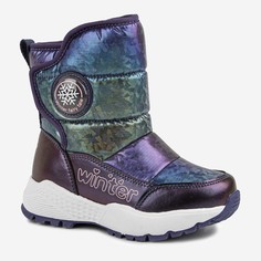 Дутики детские Kapika 1688д, фиолетовый, 28