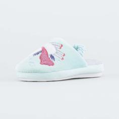 Тапочки Котофей 331290-11 цв. бирюзовый р.25