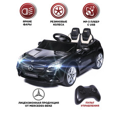 Электромобиль Babycare Mercedes AMG резиновые колеса,чёрный