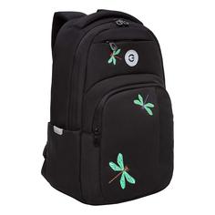 Рюкзак GRIZZLY с отделением для ноутбука 13 RD-441-2/2 черный, бирюзовый