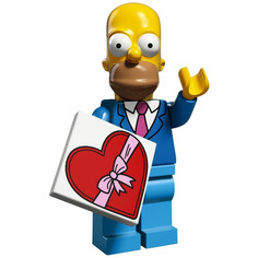 Конструктор LEGO Minifigures Симпсоны, Гомер, 1шт 71009-1