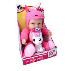 Кукла Berenguer 30см мягконабивная в костюме Единорога 35300B