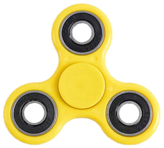 Спиннер "Fidget Spinner" металлический подшипник, желтый