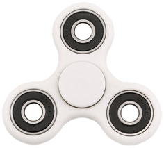 Спиннер "Fidget Spinner", металлический подшипник, белый