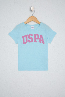 Футболка детская US Polo Assn G084SZ0110KEAN, светло-голубой, 104