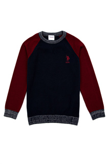 Джемпер детский US Polo Assn G083SZ0TK0HESLEYIDS, темно-синий, 98