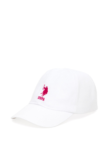 Бейсболка детская US Polo Assn A084SZ064P01EDROGIRL, белый, onesize