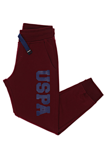Брюки детские US Polo Assn G083SZ0OP0AMATAX, бордовый, 140