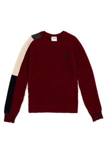 Джемпер детский US Polo Assn G083SZ0TK0DEVA, бордовый, 122