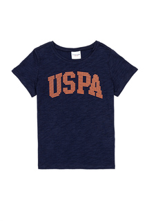 Футболка детская US Polo Assn G084SZ0110KEAN, темно-синий, 134