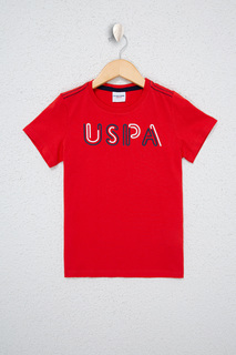 Футболка детская US Polo Assn G083SZ0110DRAPER, красный, 128
